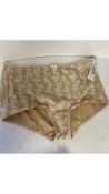 Seventeen Elomi Women's Plus Size Nina Short, Beige, Medium