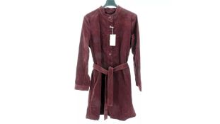 A.P.C. Women's Amy Dress, Burgundy, Size 38