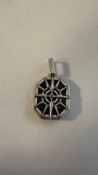 Thomas Sabo Ladies Oxidised Silver Charm Pendant, PE911-641-11