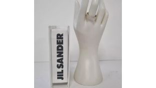 Jil Sander Men's Sterling Silver Ring, Large (67)