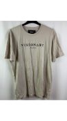 Two Visionary Men's T-Shirt, Sujola, Khaki, 2XL