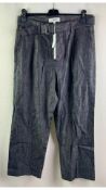 LE17 Septembre Women's Tailored Trousers, Black, Size EU 48