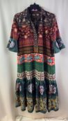 La DoubleJ Women's Printed Artemis Dress, Multicolour, Size Unknown. Used