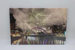Thunderstorm Canvas Picture, 60x40cm