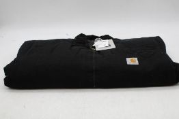 Carhartt Detroit Aged Canvas Jacket, Black, Size S