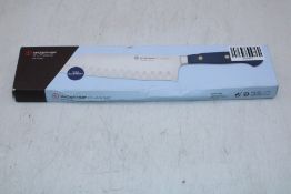 Wusthof Classic Colour Wild Blueberry Santoku 17cm. Box damaged, OVER 18's ONLY