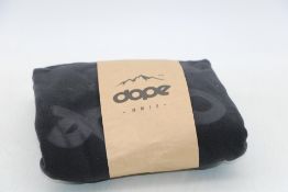 Dope Cozy Fleece Hood, Black, Size S