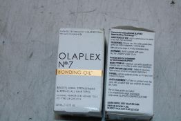 Ten pots Olaplex No.7 Bonding Oil, 30ml each, Some Boxes damaged