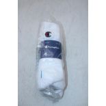Seven Packs Champion Socks Six Per Pack, White, UK 9-11