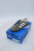 Adidas Originals Handball Spezial Suede Trainers, Green, UK 6.5