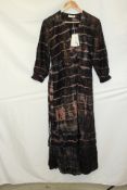 Maison Hotel Billy Dress, Navy Pink, Size M