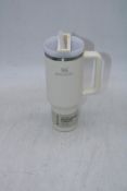 STANLEY Quencher H2.0 FlowState Stainless Steel Vacuum Insulated Tumbler with Lid, Cream, 40oz