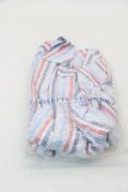 Joseph Turner Brushed Stripe Pyjamas, Light Blue/Light Red, Medium