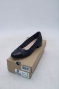 Clarks Collection Juliet Monte Women's Shoes, Navy, UK 7D
