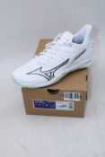 Mizuno Wave Leopardus, Field Hockey, White/ Aqua, UK 9