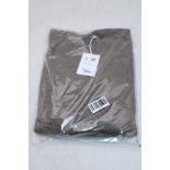 With Nothing Underneath Mull Yak Wool Crew Neck Jumper, Coffee, Size M