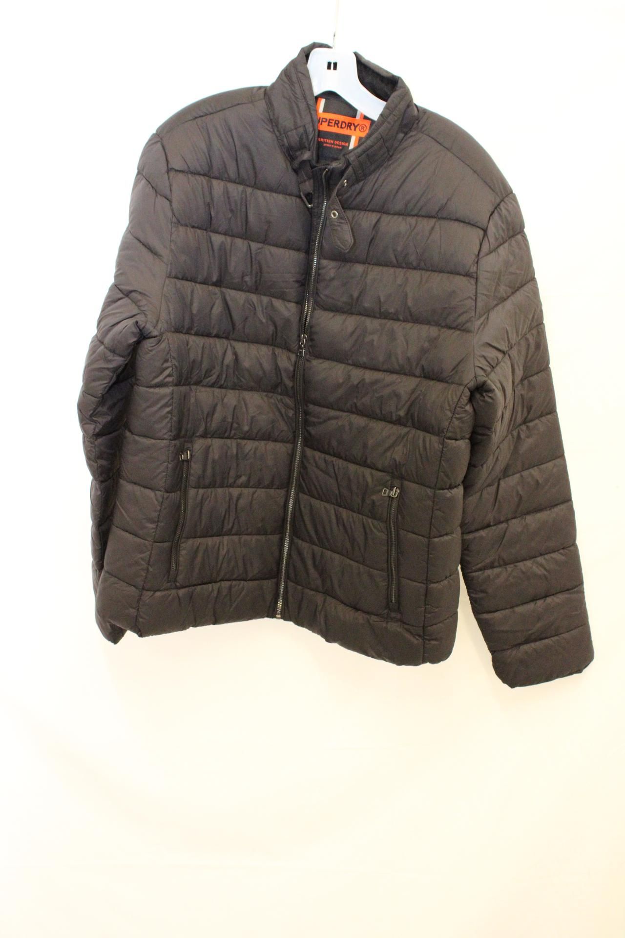 Superdry Lightweight Padded Jacket, Black, Size XXL