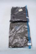 Two Doppelganger Items to include 1x High Neck Half Zip Jumper, Bordeaux, Size L, 1x Basic Knit Roun