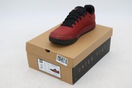 Fox Racing Union Flat MTB Cycling Shoe, Red, UK 10.5