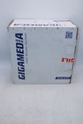 Gigamedia CAT6A 4-pair AWG23 U/FTP LSOH Dca Cable, White, 305m Box Reelex II. Box damaged