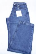 Djerf Avenue Relaxed Jeans, Dark Blue, Size W24