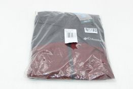 Columbia Ridge Gates Jacket, Burgundy/Grey, Size L