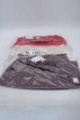 Three B.Young Boat Neck Glitter Jumper, 1x Cheery, 1x Beige, 1x Fudge, Size L