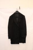 Suitsupply Black Overcoat, Black, UK 48. Box damaged