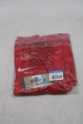 Four Nike Park VII Short Sleeve Senior Football Shirt, University Red, Size M