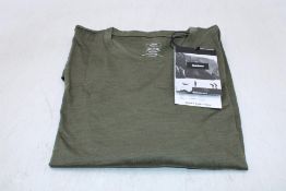 Finisterre Seeker Merino Long Sleeve T-Shirt, Olive, Size L
