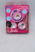 Six Barbie Stereo Headphones. Boxes damaged