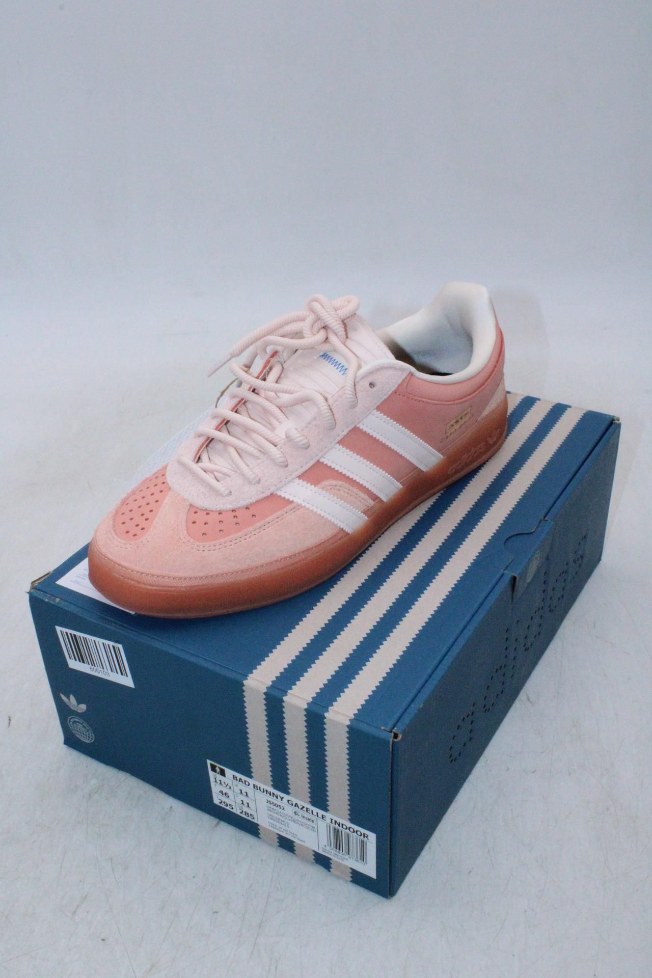 Adidas Bad Bunny Gazelle Indoor Trainers, Peach, UK 11