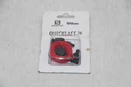 Eight Salomon Men's Quicklace Kits, Red