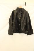 ROHE Reinvented Leather Jacket, Black, Size 42