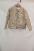 Bonpoint Duran Jacket with Pockets, Beige, Size 14Y