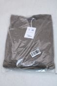 With Nothing Underneath Mull Yak Wool Crew Neck Jumper, Coffee, Size M