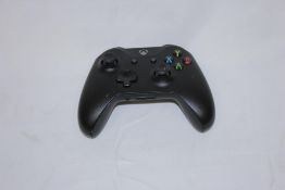 XBox One Wireless Controller, Carbon Black. Used, Not checked