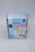 Philips Hue Essential E27 8W Smart Light Bulb Pack of 2