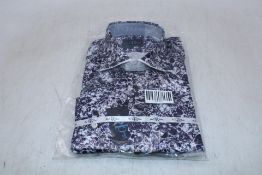 Gee Ricci Firenze Shirt, Blue/White, Size 41/Collar 16