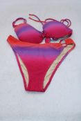 Marie Jo Swim Nusa Dua Padded Bandeau Bikini Top 1008118SPC, UK 36A & Swim Brazilian Bikini Bottom S