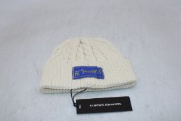 Nude Project Lux Cable Knit Beanie, Ivory