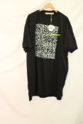 Mat. Clothing, Women's Plus SizeT-Shirt, Black/White, Size S/M