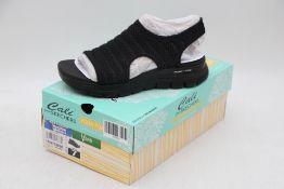 Skechers Cali Flex Appeal 4.0 Boldest Sandals, Black, UK 4
