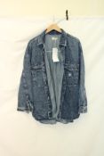American Vintage Astury Long Sleeve Shirt, Stone, Size M/L