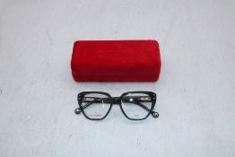 Carolina Herrera HER0223 Glasses, Green Havana, Demo Lenses