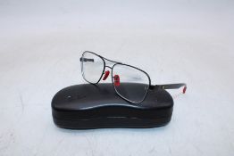 Ray-Ban Ferrari RX8436M Glasses, Matte Black, Frame Only, Demo Lenses