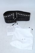 Iro Paris Mona Belt, Black, Size 80