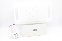 Devilbiss Wall Mounted Shower Seat, Seat Only, White, No Box