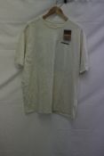 Patagonia Sunshine Rollers Responsibility Print T-Shirt, Birch White, Size XL