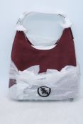 Michael Kors Nolita Nubuck Leather Duffel Bag, Oxblood